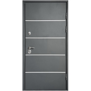 Двері вхідні Стріт грей, серія комфорт 3 контури (вулиця) Редфорд