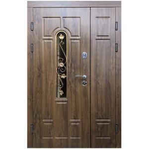 Двері вхідні  Стандарт+ 1200 Арка вулиця з ковкою Редфорд