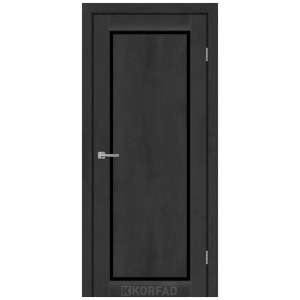 Двері Korfad Express модель Legacy Бетон Графіт скло сатин