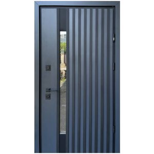 Вхідні вуличні двері Страж Rio S Loft Антрацит Proof