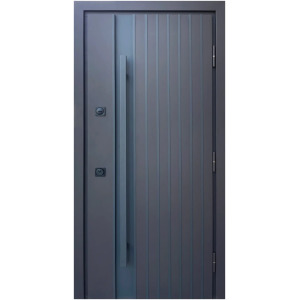 Вхідні двері STRONG Айрон ручка скоба Ral 8019