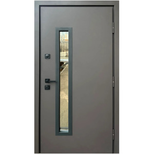 Вхідні двері STRONG Браун