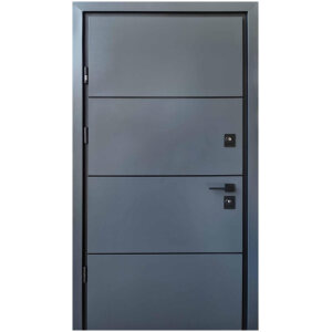 Вхідні металеві двері Страж Party D Антрацит Proof