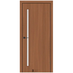 Двері міжкімнатні LINE Glass-01 шимо золотий КФД