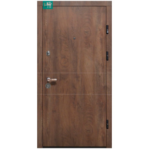 Вхідні двері ПК-185 Еліт спил дерева кон*ячний/медовий Міністерство Дверей