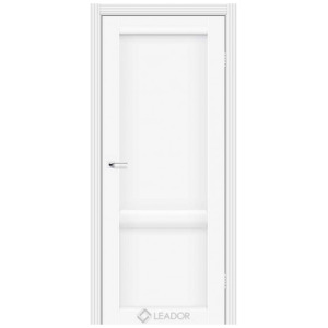 Двері міжкімнатні Leador модель Laura LR-02 білий матовий