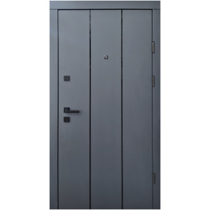 Вхідні двері преміум Вертикаль-АК 2 кольори Qdoors