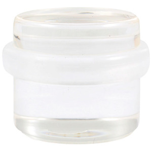 Обмежувач (упор) підлоговий для дверей прозорий (М3 на скотчі) Сафіта